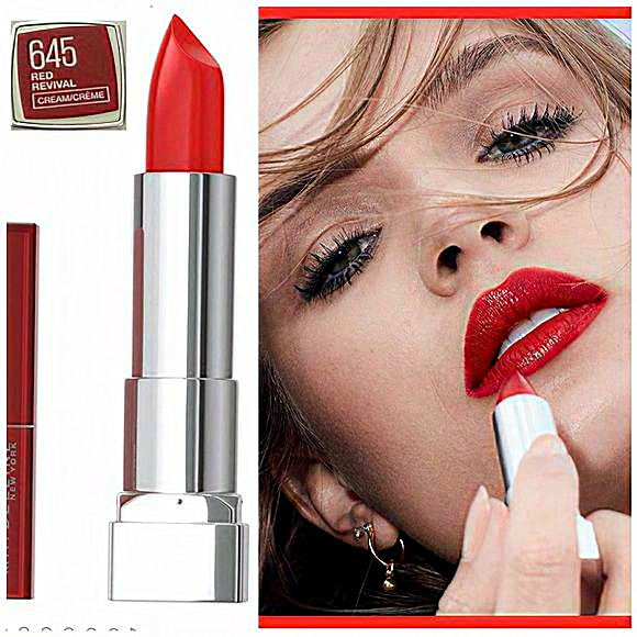 Maybelline Other - Maybelline New York Color Sensational Lipstick‎ Red Revival Cream 645 new 1.5*